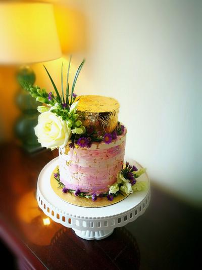 Anniversary cake - Cake by Martha Roz Designs