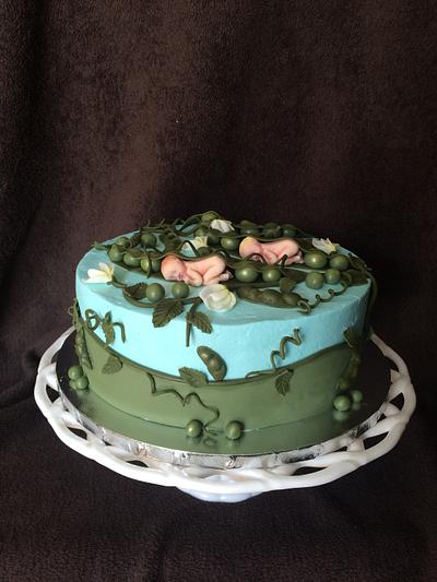 Sweet Peas - Cake by Kellyscakeslou