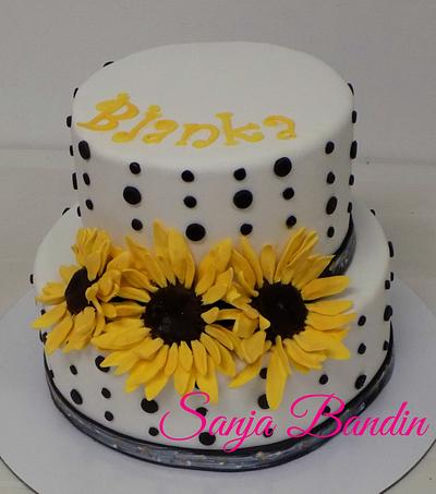 Sunflower cake - Cake by Sanja 