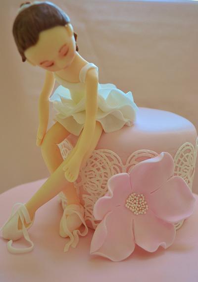 Little Ballerina - Cake by Roo's Little Cake Parlour