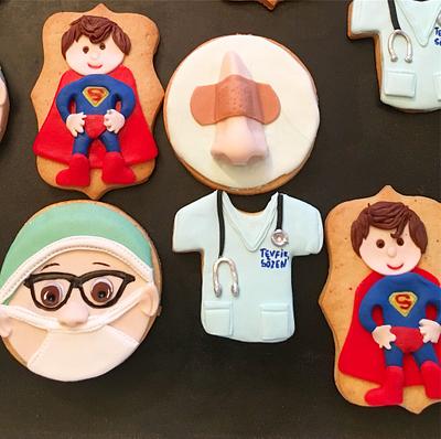 Superman Doktor cookies 😊 - Cake by Aygül DOĞAN