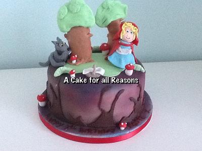 Little Red Riding Hood - Cake by Dawn Wells