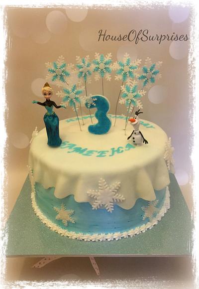 Frozen theme  - Cake by Shikha