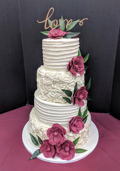 Beautiful Wedding Cake - Cake by Della Kelley