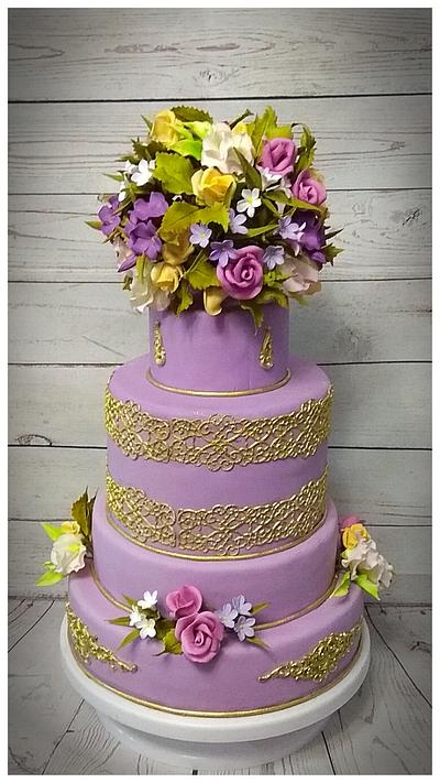 Торт на свадьбу любимой племянницы - Cake by Pavel