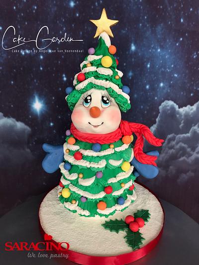 Frosty in christmassuit - Cake by Cake Garden 