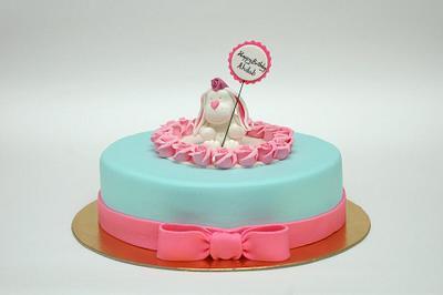 The Birthday Bunny - Cake by Deema
