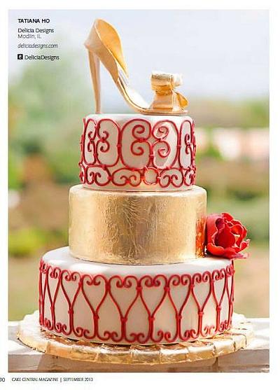 Valentino Fashion Inspired Cake - Cake by Delicia Designs