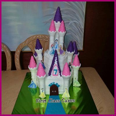 Disney Princess Castle Cake - Cake by First Class Cakes