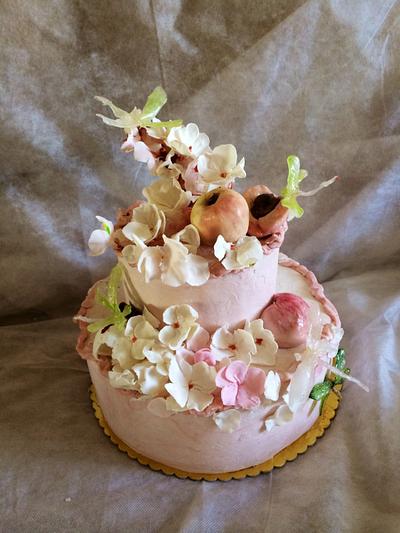 Apple blossom  - Cake by DinaDiana