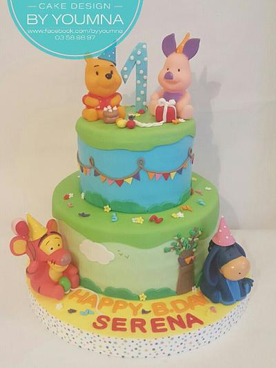 winnie the pooh - Cake by Cake design by youmna 