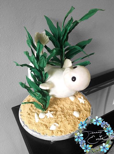 Seal pup - Cake by Sweet Evie Cake Art