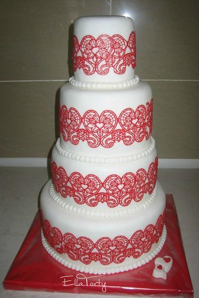 wedding cake - Cake by elamaslakova