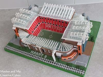 Old Trafford Stadium  - Cake by Mother and Me Creative Cakes