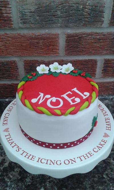 Noel Christmas cake - Cake by Karen's Kakery