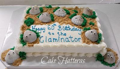 Happy as a clam!  - Cake by Donna Tokazowski- Cake Hatteras, Martinsburg WV