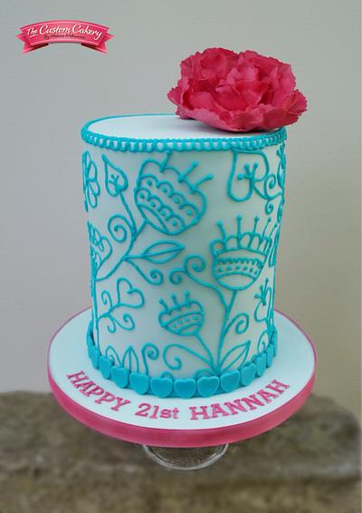 Hannah - Cake by The Custom Cakery