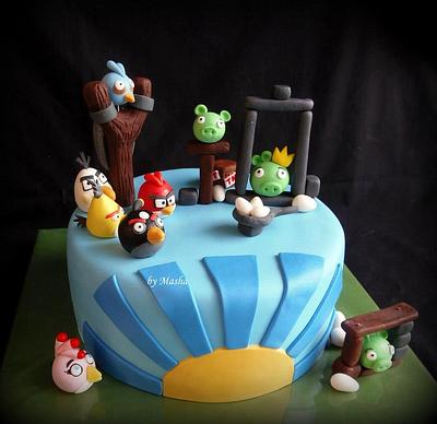 Angry Birds  - Cake by Sweet cakes by Masha