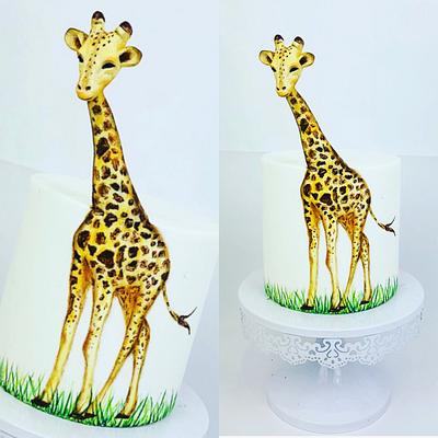 Girafe cake - Cake by Cindy Sauvage 