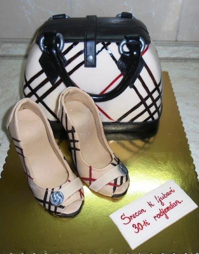 Woman bag with shoes - Cake by cicapetra