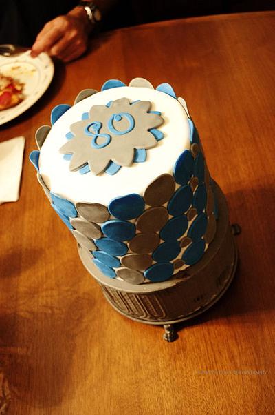 80th birthday cake - Cake by Jennifer