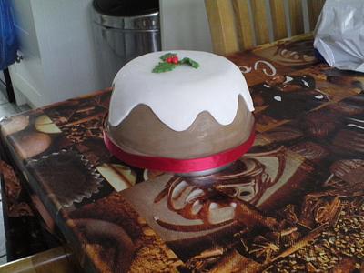 a christmas pudding cake - Cake by lucy 