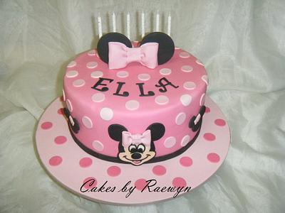 Minnie Mouse Cake - Cake by Raewyn Read Cake Design