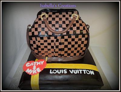 LV Bag - Cake by Isabella's Creations