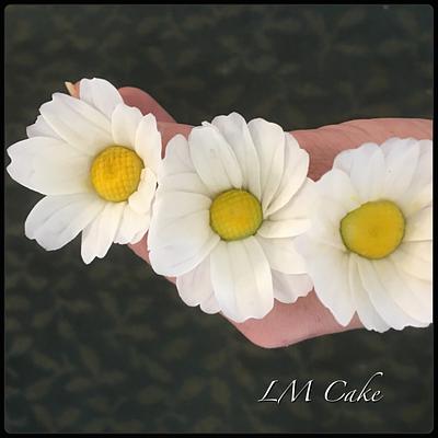 Free Basic Tutorial on some quick simple freeform daisies - Cake by Lisa Templeton