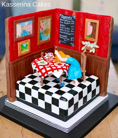 Cheers 'en - Hen party cake - Cake by Kasserina Cakes