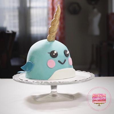 Narwhal Cake - Cake by My Confection Obsession