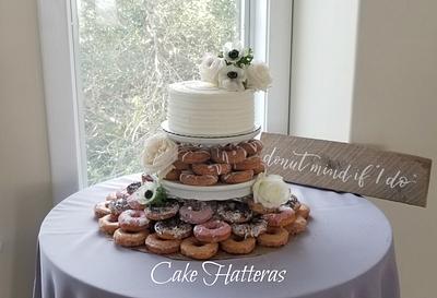 Donut Wedding Cake - Cake by Donna Tokazowski- Cake Hatteras, Martinsburg WV
