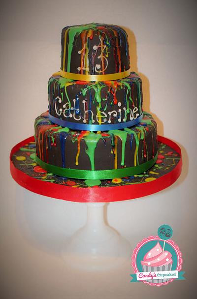Colour Splash - Cake by Candy's Cupcakes