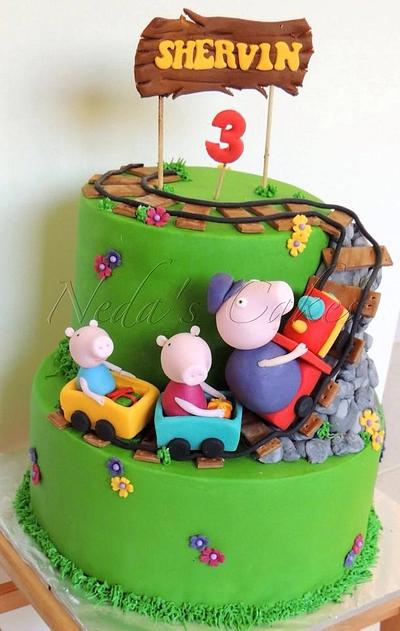 Peppa Pig - Cake by Neda's Cakes
