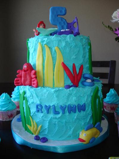 Little Mermaid Cake - Cake by jenmac75
