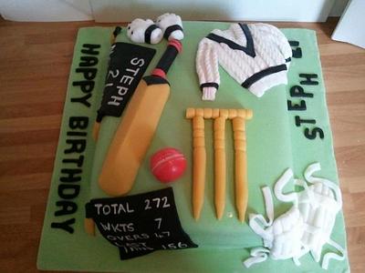 Cricket Cake - Cake by ldarby