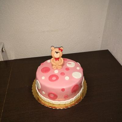 Little bear for little girl  - Cake by Cakebysabina