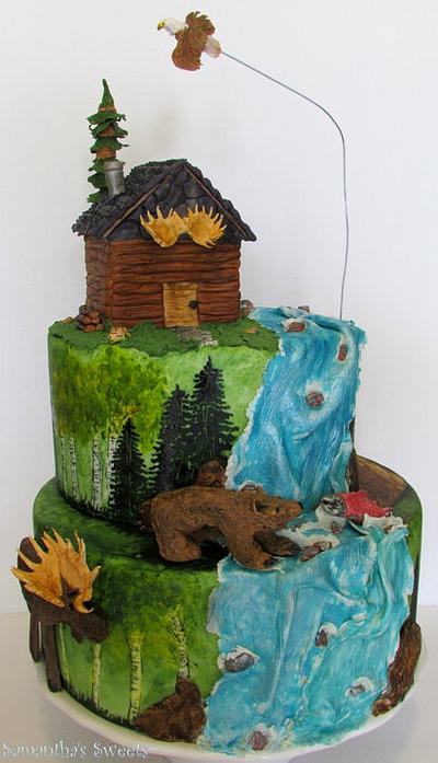 Outdoor Adventures Birthday Cake - Cake by Samantha Eyth