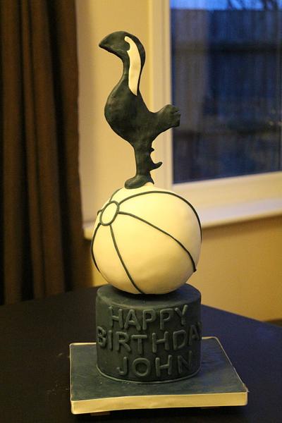 Tottenham Hotspur 3D cake - Cake by Ermintrude's cakes