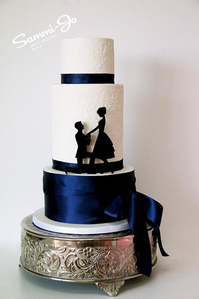  Engagement Cake - Cake by Sammi-Jo Sweet Creations