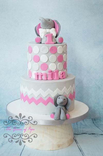 Pink Elephant - Cake by Suuske