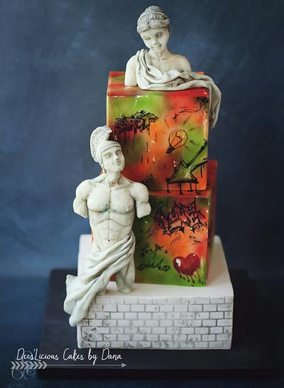 Street Art Collaboration  - Cake by Dees'Licious Cakes by Dana