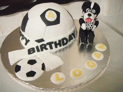 A cake for a football fan - Cake by Vanessa Platt  ... Ness's Cupcakes Stoke on Trent