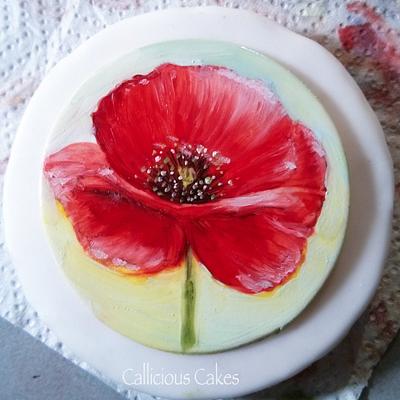 Tutorial. Hand Painting  - Cake by Calli Creations