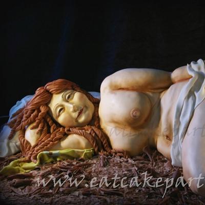 Naked Lady  - Cake by Dorothy Klerck