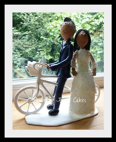 Bride & Groom Wedding topper - Cake by Heavenly Angel Cakes