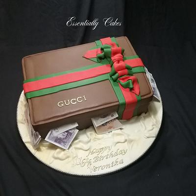 Designer gift box - Cake by Essentially Cakes