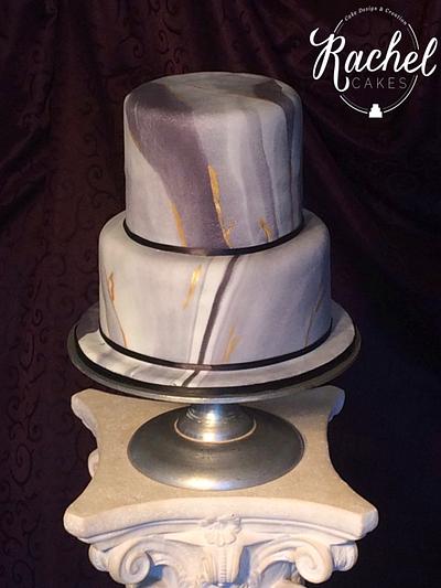 Marble Birthday Cake - Cake by Rachel~Cakes
