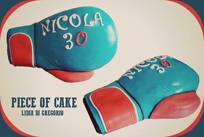 Boxing Gloves cake  - Cake by Piece of cake by Lidia Di Gregorio (Italian cakes)