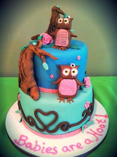 BABIES ARE A HOOT  - Cake by The Sweet Duchess 